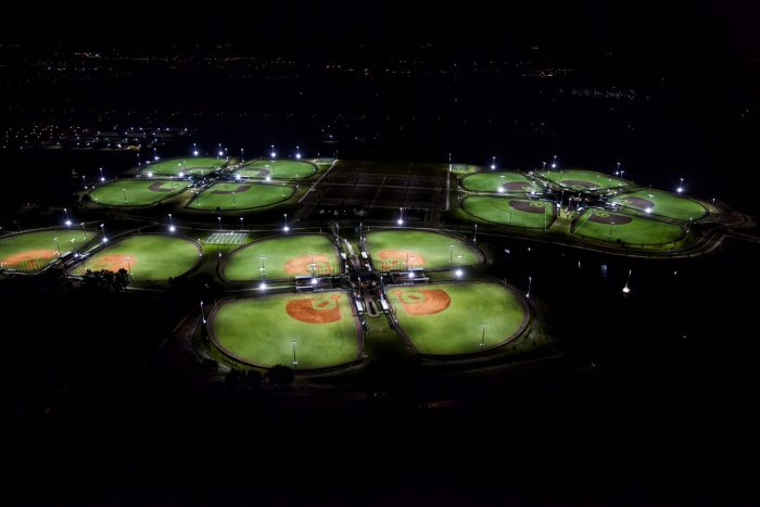 baseball fields