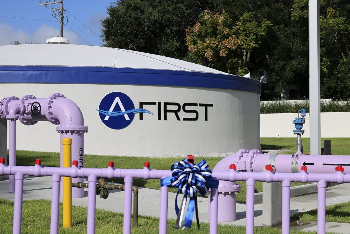 water treatment plant opening