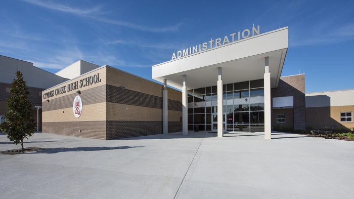 high school administration building